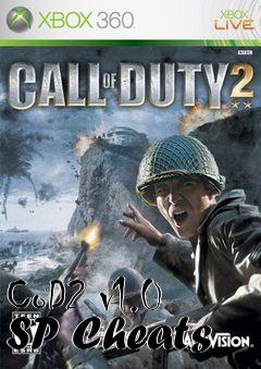 Box art for CoD2 v1.0 SP Cheats