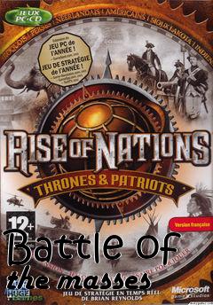 Box art for Battle of the masses