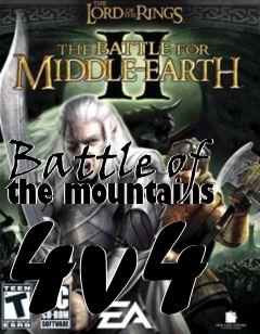 Box art for Battle of the mountains 4v4