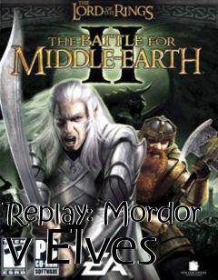 Box art for Replay: Mordor v Elves