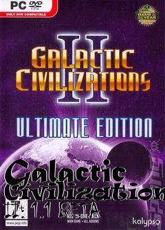 Box art for Galactic Civilizations II: 1.1 BETA