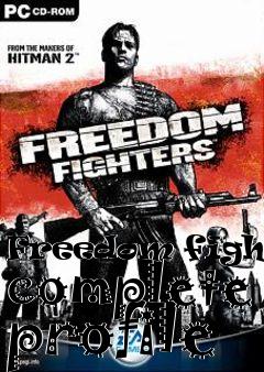 Box art for Freedom fighter complete profile