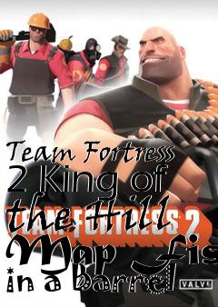 Box art for Team Fortress 2 King of the Hill Map Fish in a Barrel