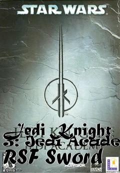 Box art for Jedi Knight 3: Jedi Academy RSF Sword