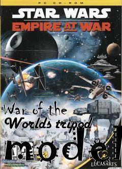 Box art for War of the Worlds tripod model