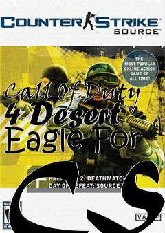 Box art for Call Of Duty 4 Desert Eagle For CSS