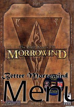 Box art for Better Morrowind Menu