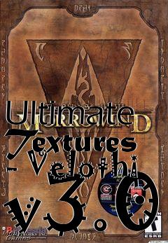 Box art for Ultimate Textures - Velothi v3.0