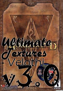 Box art for Ultimate Textures - Velothi v3.0