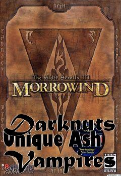 Box art for Darknuts Unique Ash Vampires