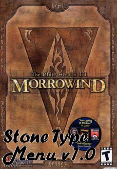 Box art for Stone Type Menu v1.0