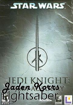 Box art for Jaden Korrs Lightsaber