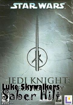 Box art for Luke Skywalkers Saber Hilt