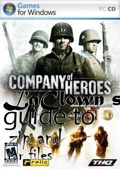 Box art for LaClown s guide to .zip and .rar files