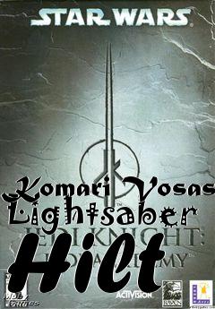 Box art for Komari Vosas Lightsaber Hilt