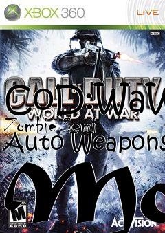 Box art for CoD:WaW: Zombie Semi Auto Weapons Mod