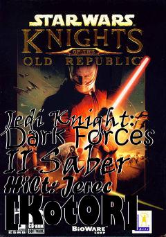 Box art for Jedi Knight: Dark Forces II Saber Hilt: Jerec [KotOR]