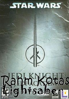 Box art for Rahm Kotas Lightsaber