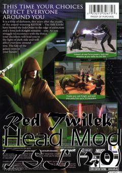 Box art for Red Twilek Head Mod TSL (2.0)