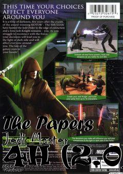 Box art for The Papers Jedi Master 4H (2.0)