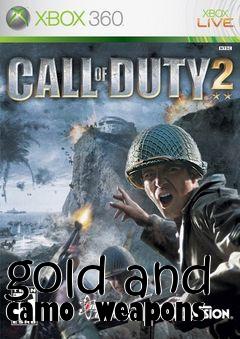 Box art for gold and camo  weapons