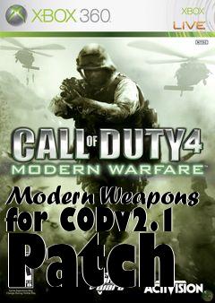 Box art for Modern Weapons for CODv2.1 Patch