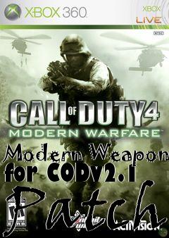 Box art for Modern Weapons for CODv2.1 Patch