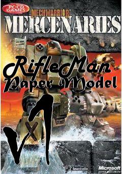 Box art for RifleMan Paper Model v1