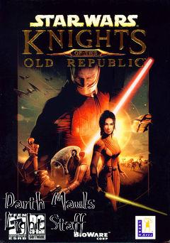 Box art for Darth Mauls Light Staff