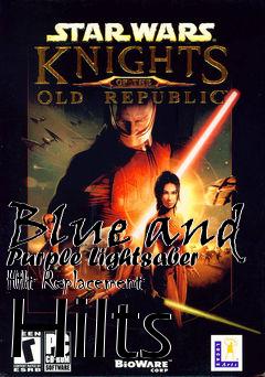 Box art for Blue and Purple Lightsaber Hilt Replacement Hilts