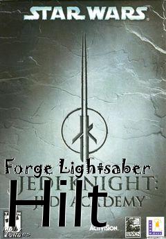 Box art for Forge Lightsaber Hilt