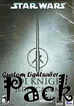 Box art for Custom Lightsaber Pack
