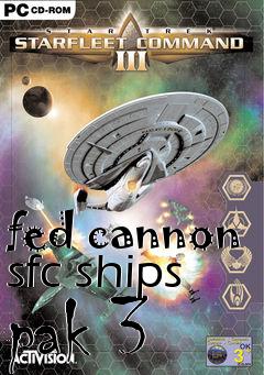 Box art for fed cannon sfc ships pak 3