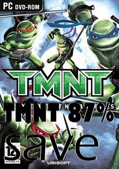 Box art for TMNT 87% save
