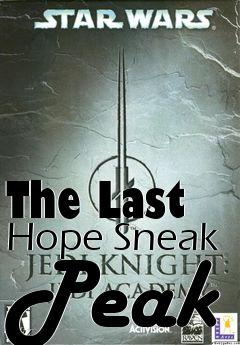 Box art for The Last Hope Sneak Peak