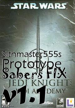 Box art for Sithmaster555s Prototype Sabers FIX v1.1