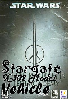 Box art for Stargate X-302 Model Vehicle