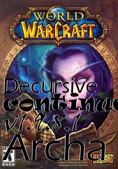 Box art for Decursive continued v1.9.8.1 Archa