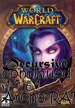 Box art for Decursive continued v1.9.8.1 Archa RAR