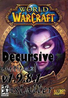 Box art for Decursive continued v1.9.8.1 Installer