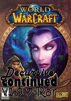 Box art for Decursive continued v1.9.7 Rar