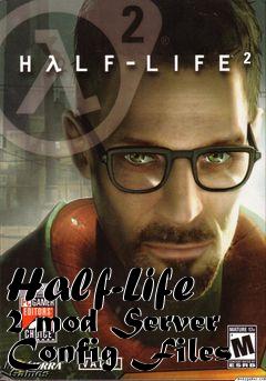 Box art for Half-Life 2 mod Server Config Files