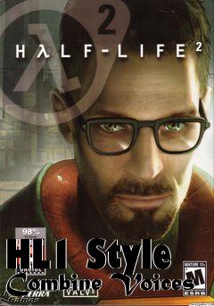 Box art for HL1 Style Combine Voices