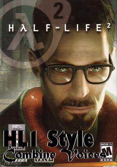 Box art for HL1 Style Combine Voices