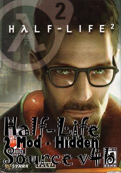 Box art for Half-Life 2 Mod - Hidden Source v4b
