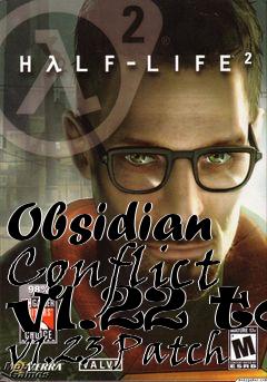 Box art for Obsidian Conflict v1.22 to v1.23 Patch