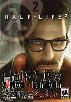 Box art for Half-Life 2 Mod - Lambda Wars v2.3.5