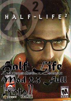 Box art for Half-Life 2 OccupationCS:Source Mod 2.3 Full Install