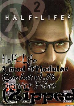 Box art for Half-Life 2 mod Modular Combat v1.76 Server Files (Zipped)
