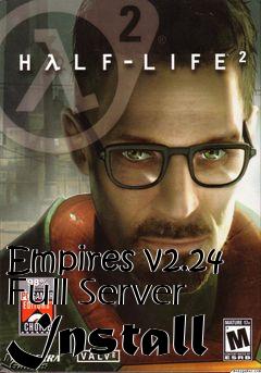 Box art for Empires v2.24 Full Server Install